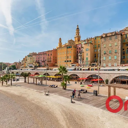 Charmant, Climatisé, Dans Un Ancien Palace à - Fr-1-647-45 Apartamento Menton